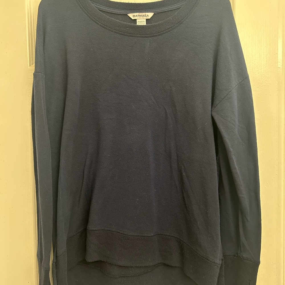 Athleta Navy Blue Sweatshirt